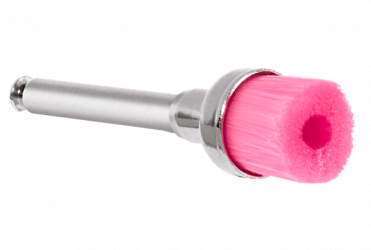 Prophylaxis cup brush with pink bristles from Becht pro medix.