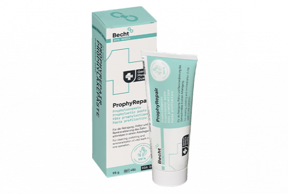 Becht ProphyRepair Prophylaxis Paste – Dental cleaning paste for cleaning, polishing, and remineralizing tooth surfaces.