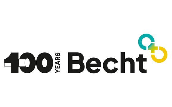 100 Years Becht anniversary logo featuring the text “100 Years Becht”